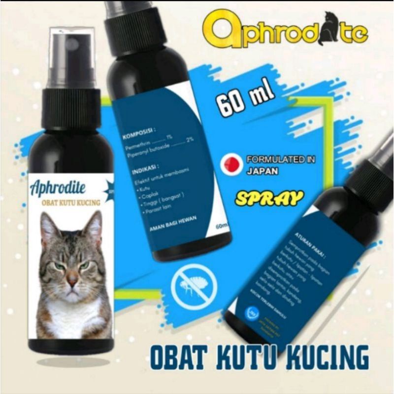 Obat kutu spray kucing, ampuh mengatasi kutu kucing