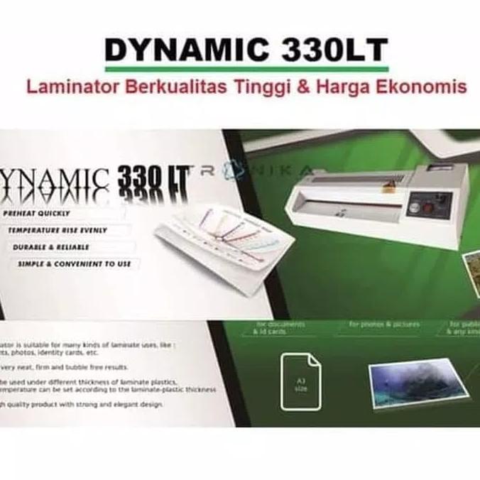 

Dynamic 330 Lt - Mesin Laminating A3/ Press Laminator/Laminasi 330Lt