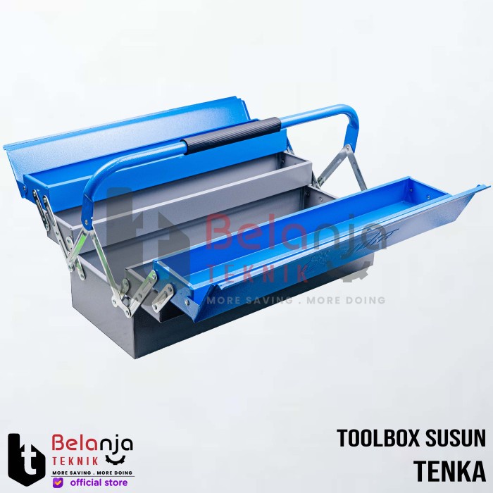 Tenka Toolbox Besi 3 Susun Tool Box Tempat Perkakas Metal 3 Tingkat keren