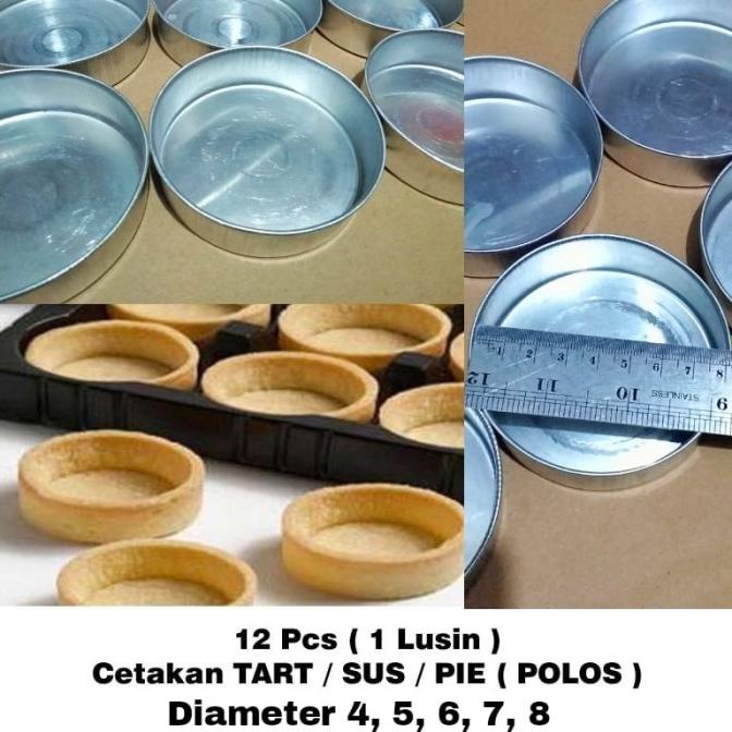 ------] Cetakan Tart let isi 12 PCS / Cetakan Tart Mini / Cetakan Pie Mini