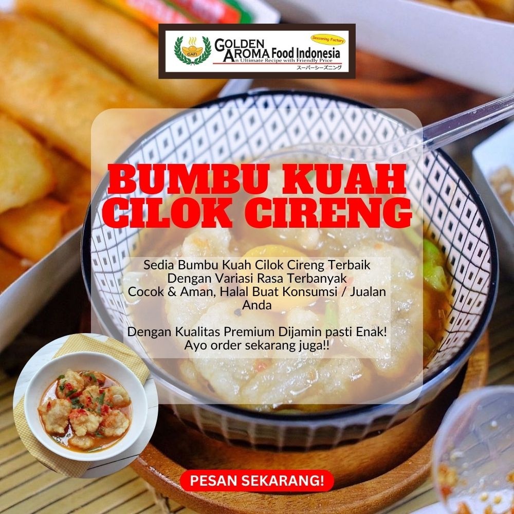 

Bumbu Kuah Cireng & Cilok Goang 1Kg Aneka Rasa Sop Kiloan 1 Kg Cilok Tabur Pedas Manis Aci Banjur