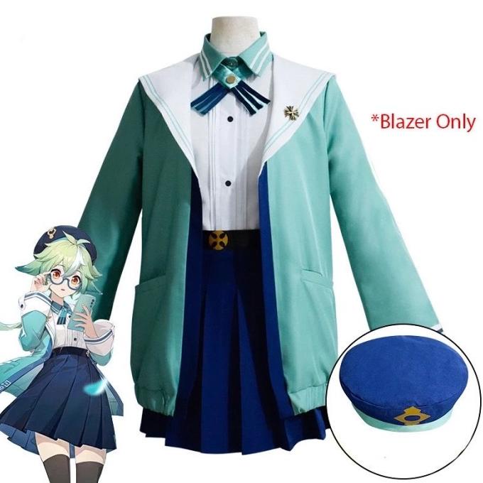 Sucrose Genshin Impact Blazer Jaket Genshinimpact Cosplay Cosplayer