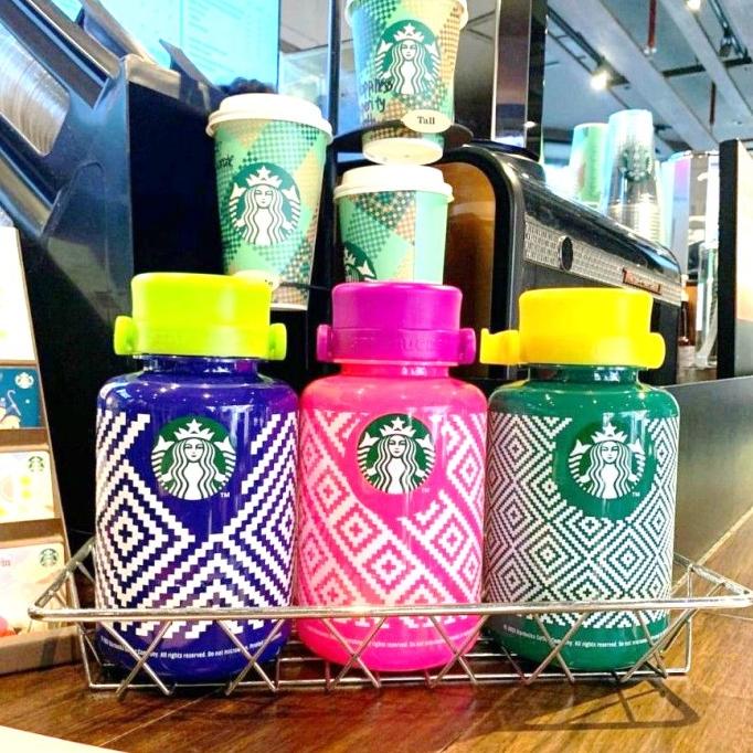 [A302] Starbucks Reusable Bottle 1 Liter - Botol Minum Tumbler Kreaby