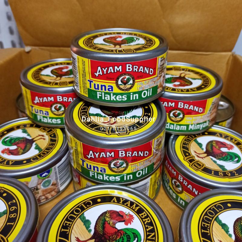 

Ayam Brand Tuna Flakes In Oil Tuna Chunks In Oil - Tuna Kalengan - Tuna Kaleng Dalam Nyak - Ayam