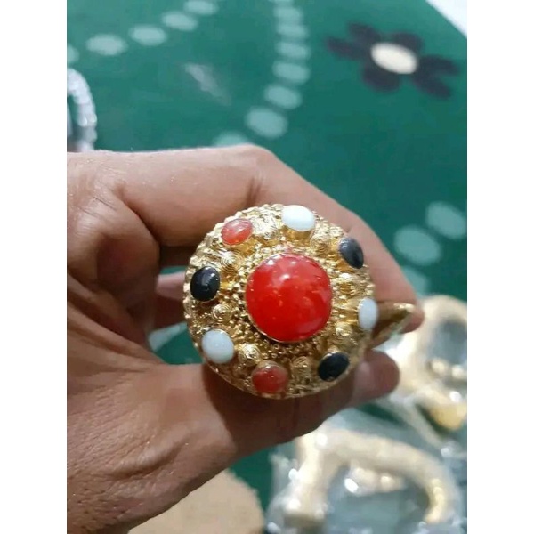 ornamen tongkat komando bahan asli kuningan