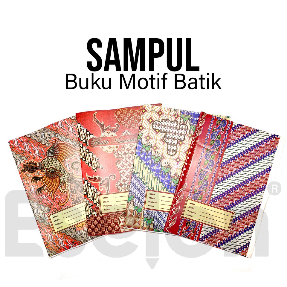 

➴Super Promo Sampul Kertas / Cover Buku Tulis Motif Batik Nusantara (Kwarto / Boxy) M81