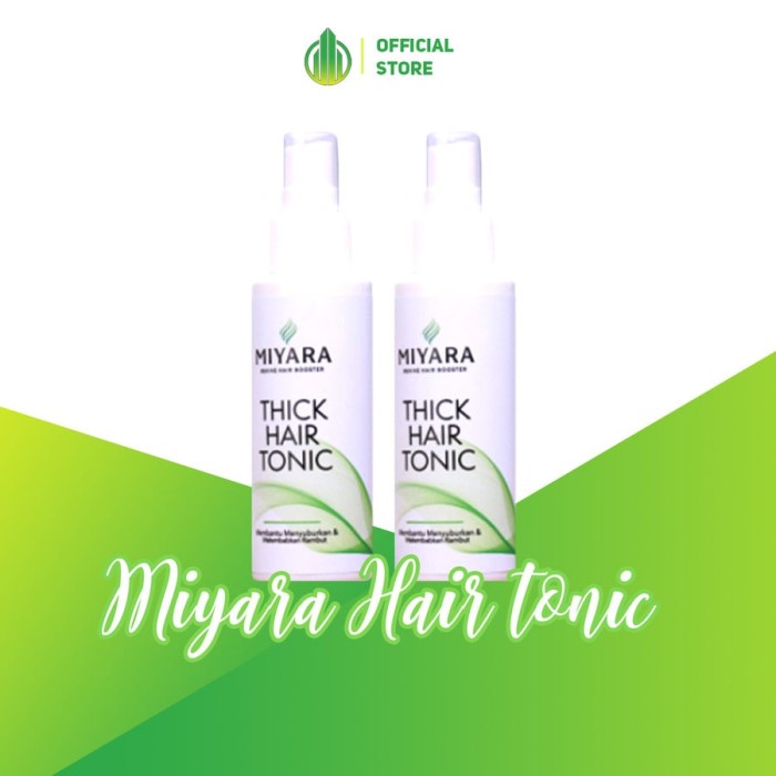 Paket Miyara Strong & Smooth Shampoo Dan Miyara Thick Hair Tonic