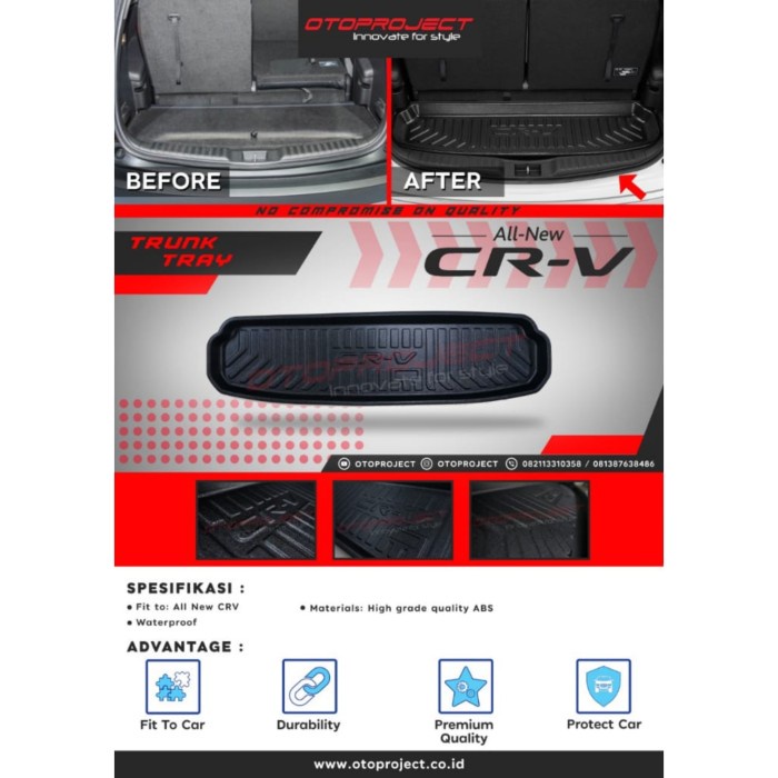 Karpet Khusus Bagasi Honda CRV Turbo ready
