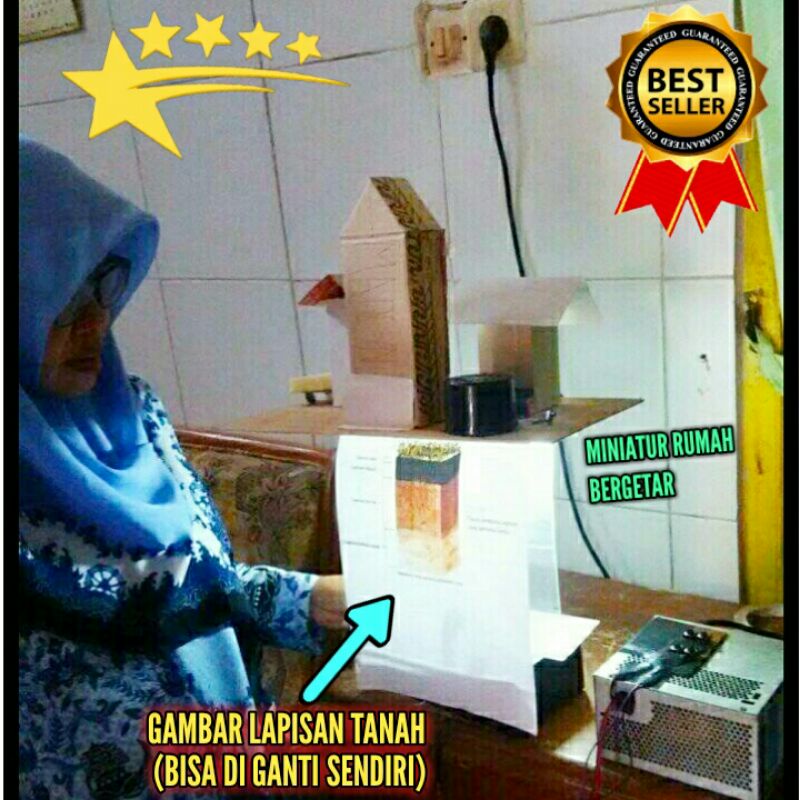 alat peraga gempa bumi untuk sekolah SD SMP SMA