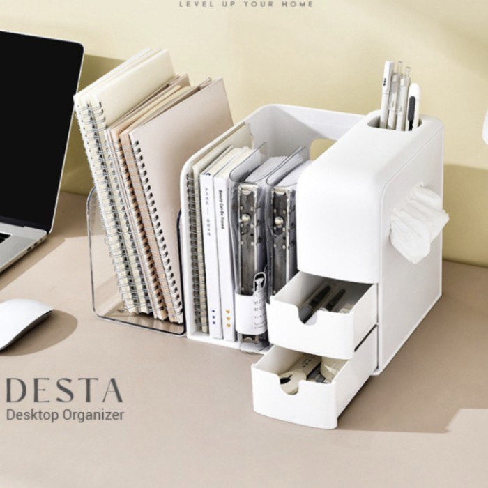 

Terlaris Desk Organizer Rak Buku Meja Tempat Penyimpan Alat Tulis - Large _.