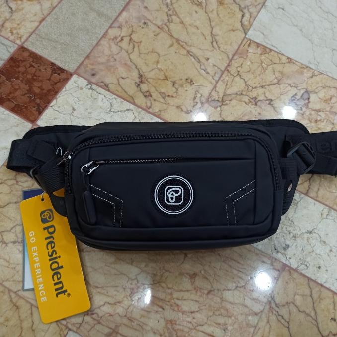 Waist Bag Pria Waterproof President Tas Pinggang Selempang
