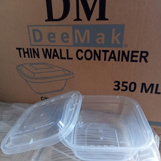 =+=+=+] Thinwall DM 350 Square / Thinwall SQ 350 ml / Thinwall kotak 350 ml