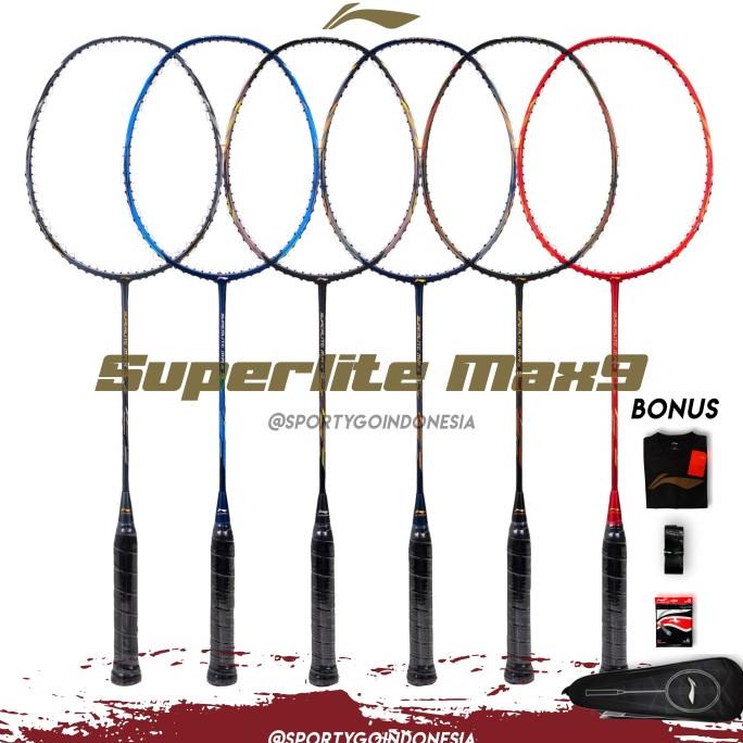 Raket Badminton LiNing Superlite Max 9 Original / Badminton Racket