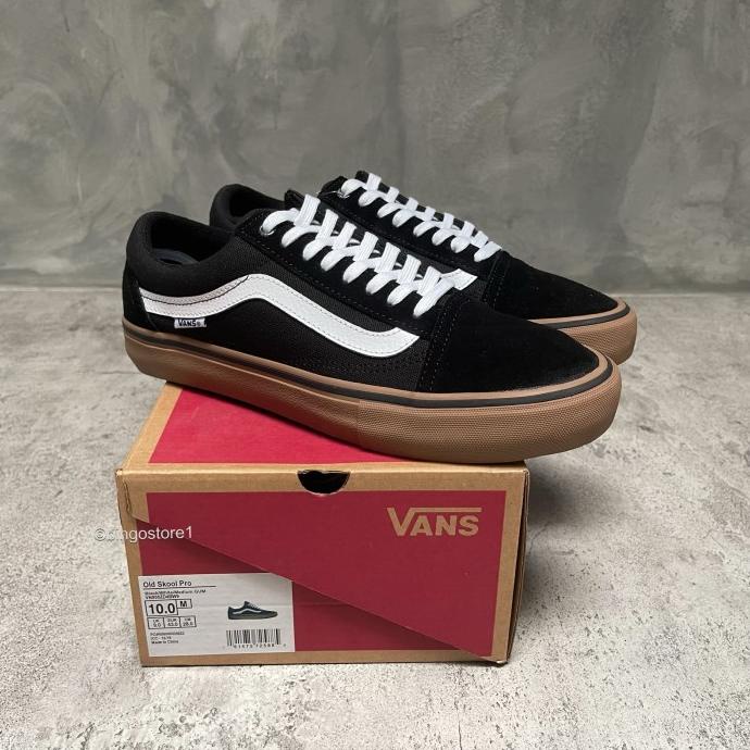 Vans Oldskool Pro Black/Gum Original BNIB / Vans Old Skool Pro