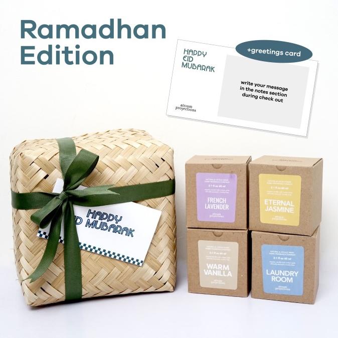 

Ramadhan Gift Pouch Hampers Lebaran Lilin Aroma | Atrium Projections