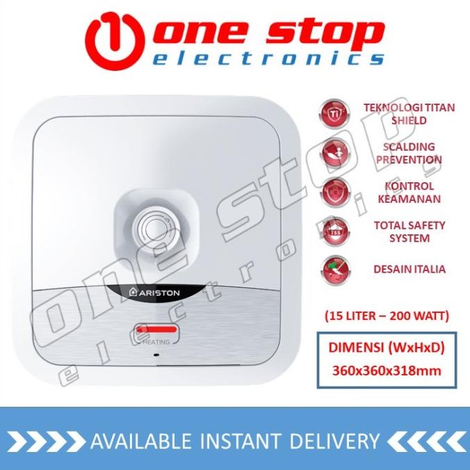 ARISTON AN2 15 B / AN2 15B / Andris2 B Water Heater 15 Liter 200 Watt
