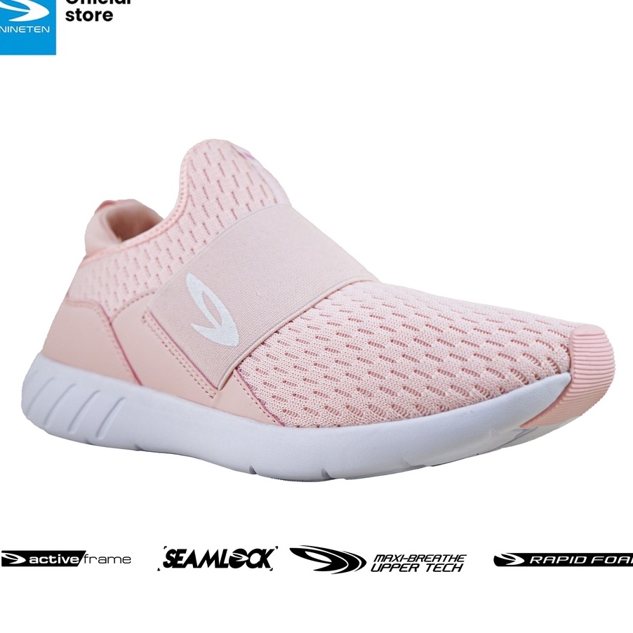 Restock 910 Nineten Wataru Sepatu Training - Merah Muda