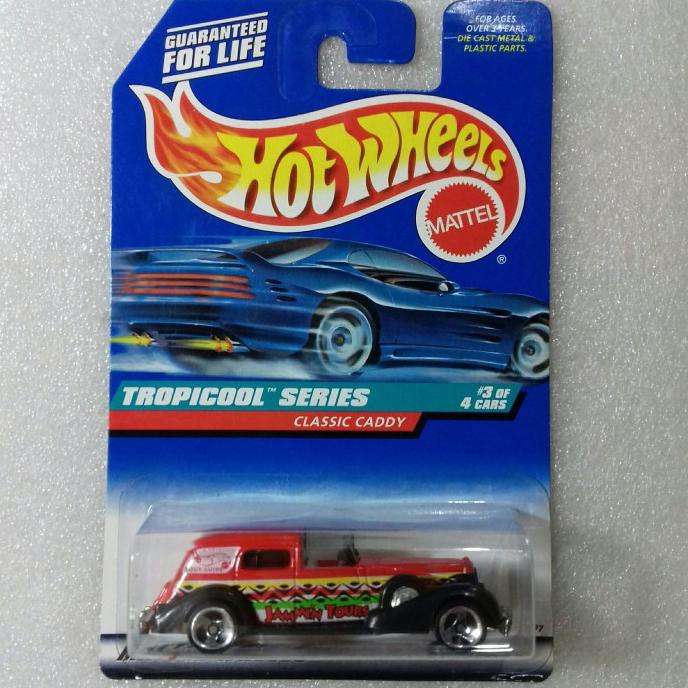 Hot Wheels Classic Caddy 1935 Cadillac. US Card Tropicool Series 1997.