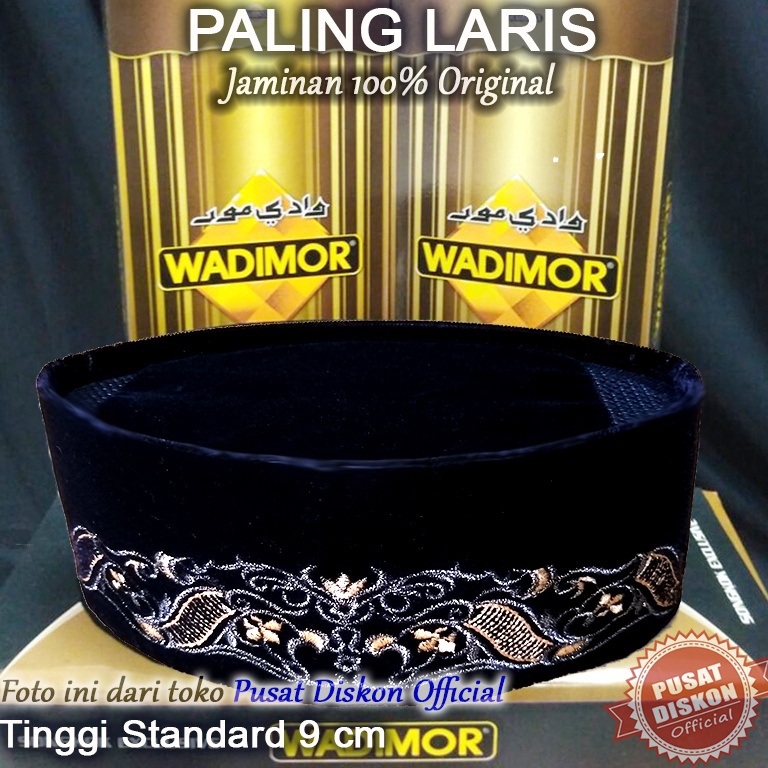 Top Sale.. Peci Bordir Dewasa Wadimor Peci Batik Songkok Bordir Dewasa Wadimor Songkok Batik Kopyah 