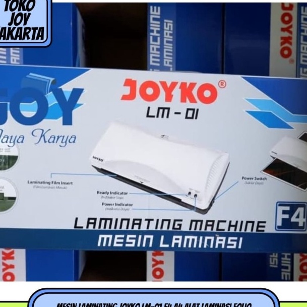 

Hot!! Mesin Laminating Joyko LM-01 F4 A4 Alat Laminasi Folio