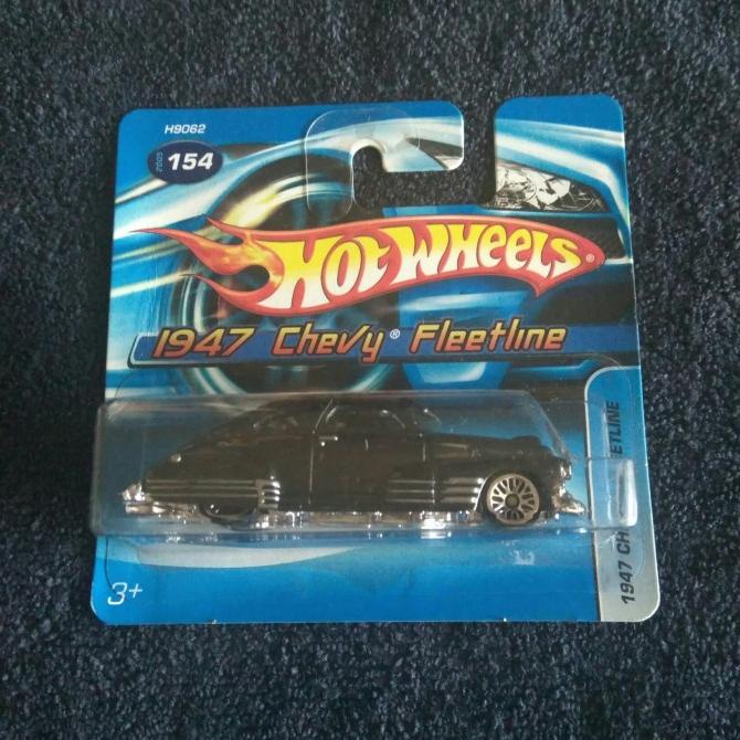 Hot Wheels 1947 Chevy Fleetline. Blue Short Card Th 2005. Warna Hitam.