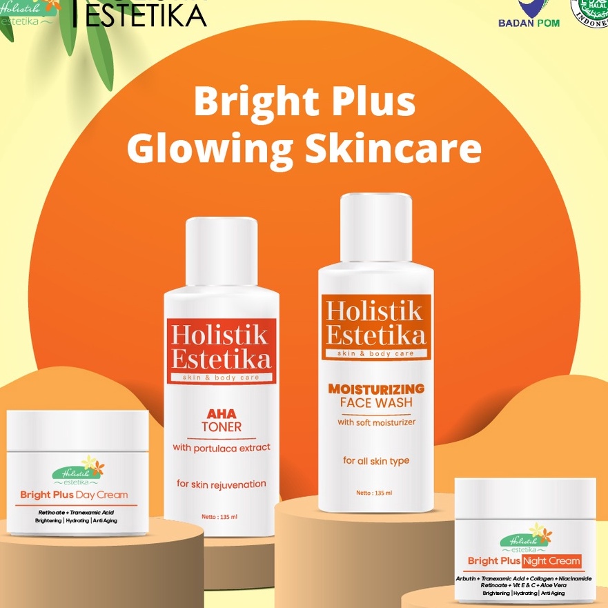 [V☎P X] Skincare BPOM Pemutih Wajah Halal MUI Holistik Estetika Brightening Series /paaling.laris✯