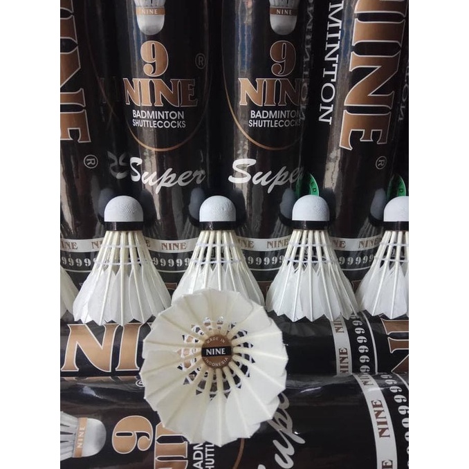 Shuttlecock Cock Kok Badminton Nine Super Silver Original