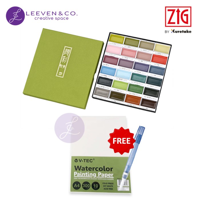 

ZIG KURETAKE GANSAI TAMBI WATERCOLOR SET 24 II NOUVEAU