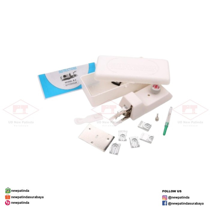 B-6 Sepatu / Alat Lubang Kancing Untuk Mesin Jahit Hitam (Jadul) Bestseller Mesin Jahit