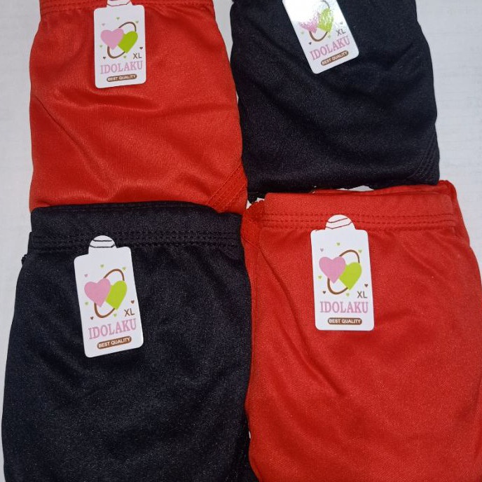 [11.M☞O✯) 12 PCS/ CD Idola Ku/ Celana Dalam Bahan hyget/satin/licin LUSINAN terviral..