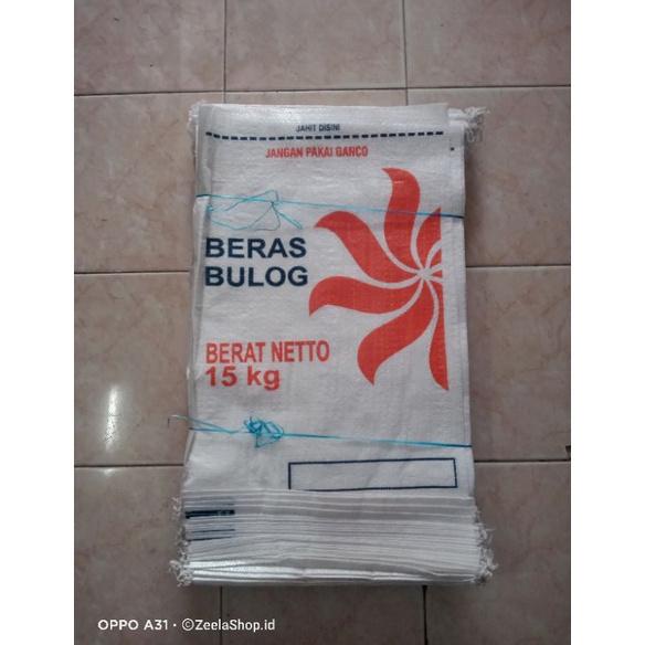 Ready karung beras Bulog 15 kg baru