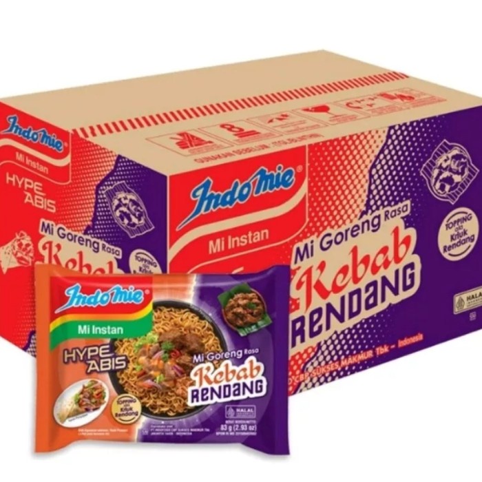 

1 DUS Indomie Goreng Rasa KEBAB RENDANG 1 DUS Rasa KEBAB RENDANG