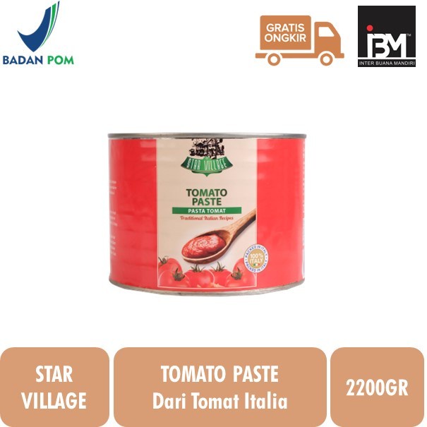 

Star Village Tomato Paste 2200GR Produk Italy