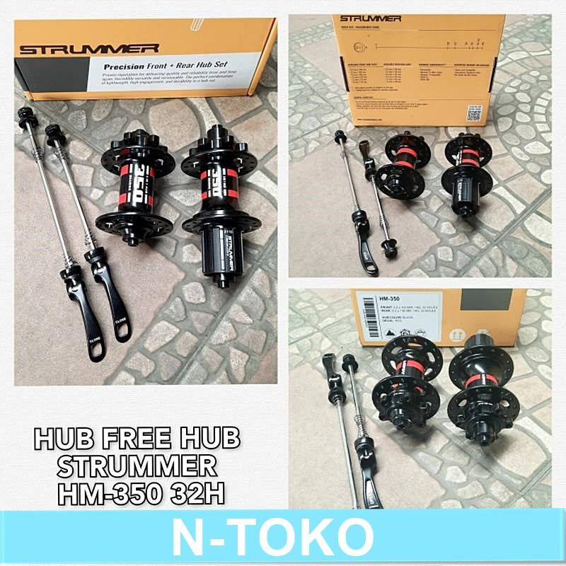 HUB FREE HUB STRUMMER M350 32H WARNA Sepeda Sparepart Termurah