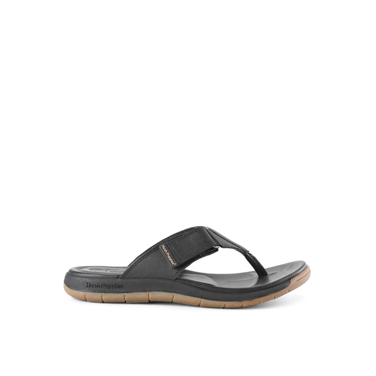 Sandal Hush Puppies Original Pria Sendal Warna hitam Wisuda Branded Gaya Trevas Dax Toepost Lelaki L