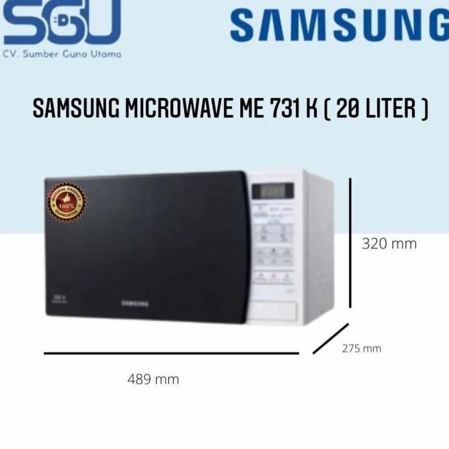Samsung Microwave Me731K / Me731 / Me 731K 20 Liter Zanderalvarostore