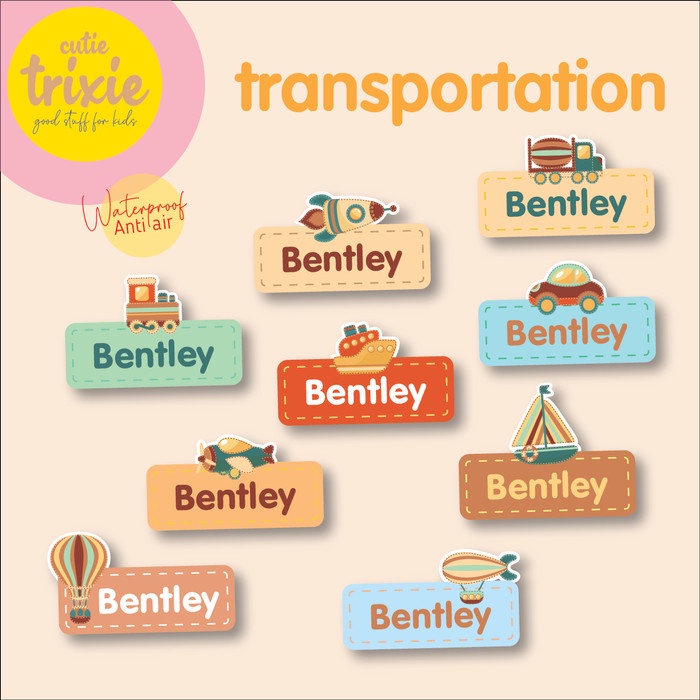 

Terlaris Sticker Label Nama Anak Transportation