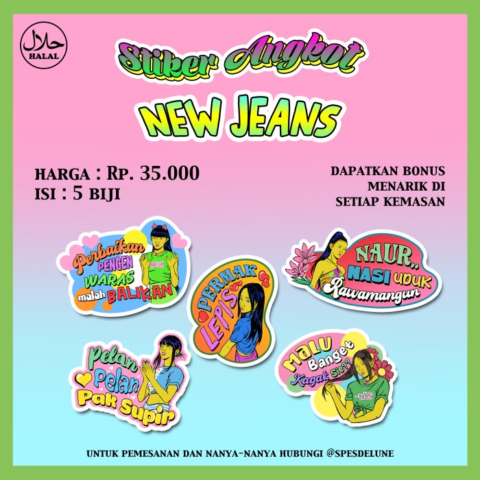 

Terlaris Stiker Angkot New Jeans