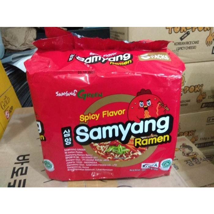 

(Ori) 5 Pcs Bundle Samyang Ramen Spicy Flavor / Original Bestseller Mie Impor