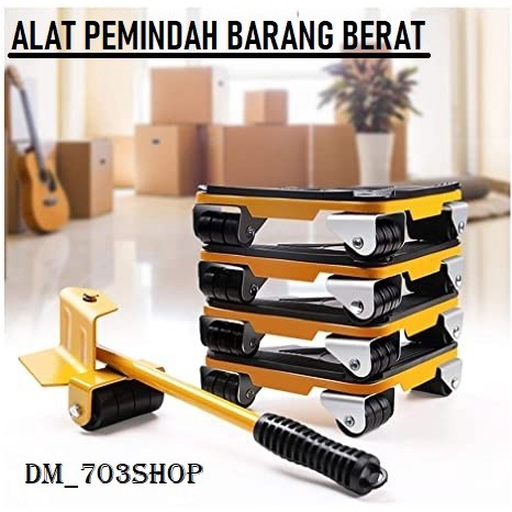 Alat Roda Roller Pemindah Pengangkat Penggeser Furniture Barang Berat
