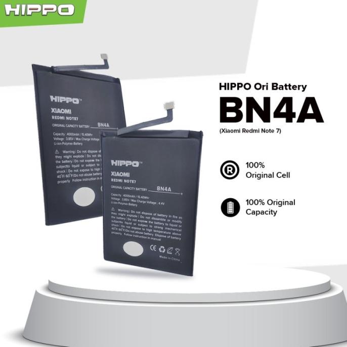 Promo Hippo Baterai Xiaomi Redmi Note 7 & Redmi Note 7 Pro - Bn4A