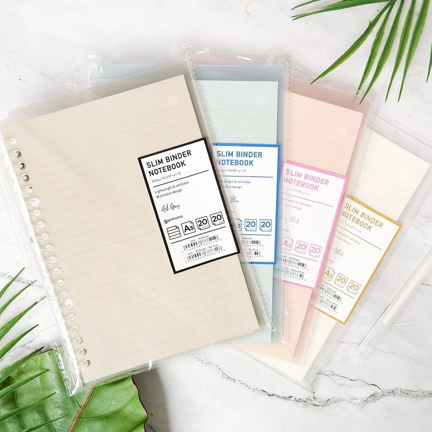 

(ID☑.P☑] Panmomo Slim File Binder Notebook [CREATIV]trendiing..!