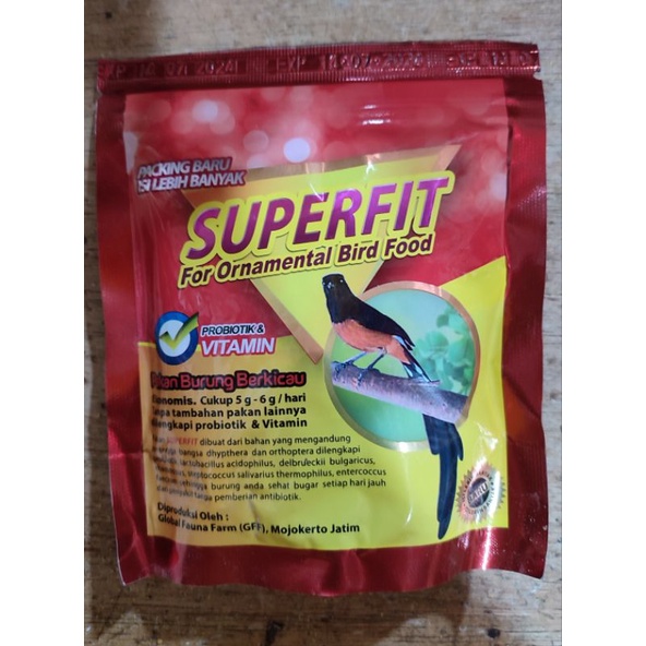superfit - pakan burung berkicau - pakan murai batu - pakan burung
