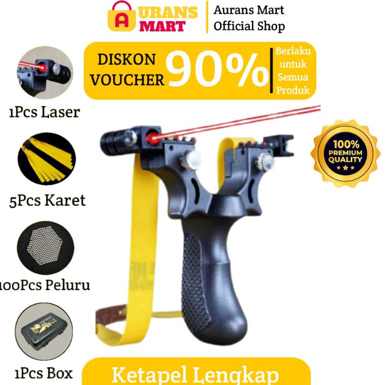 High QualityI3u8T SYQT Big Power Ketapel Tactical Slingshot With Karet