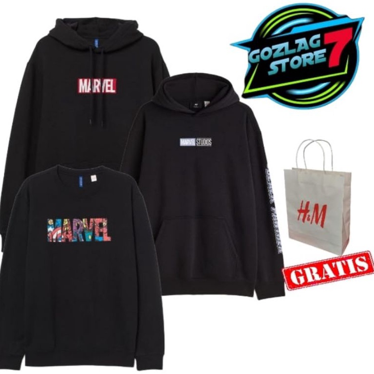 Viral.. Hoodie Marvel h&m Crewneck Marvel h&m hoodie hnm Marvel