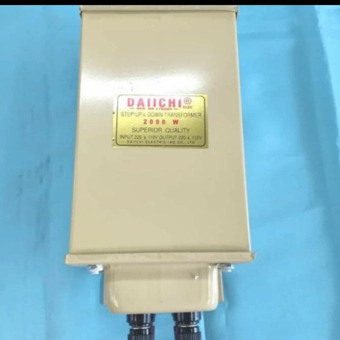 Langsung Proses Step Up & Amp , Step Down 2000 Watt