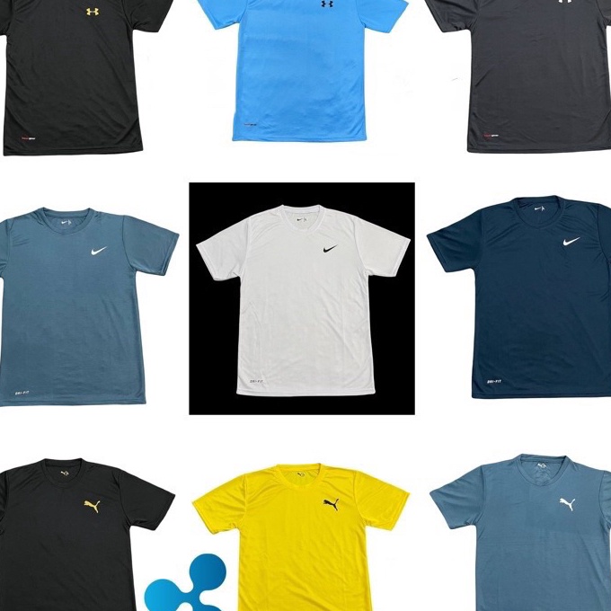 (M❦T»-M] Kreatif ~ Kaos Training "PRIA" Kain "Corak" 03 (Logo Polyflex) superr.keren.
