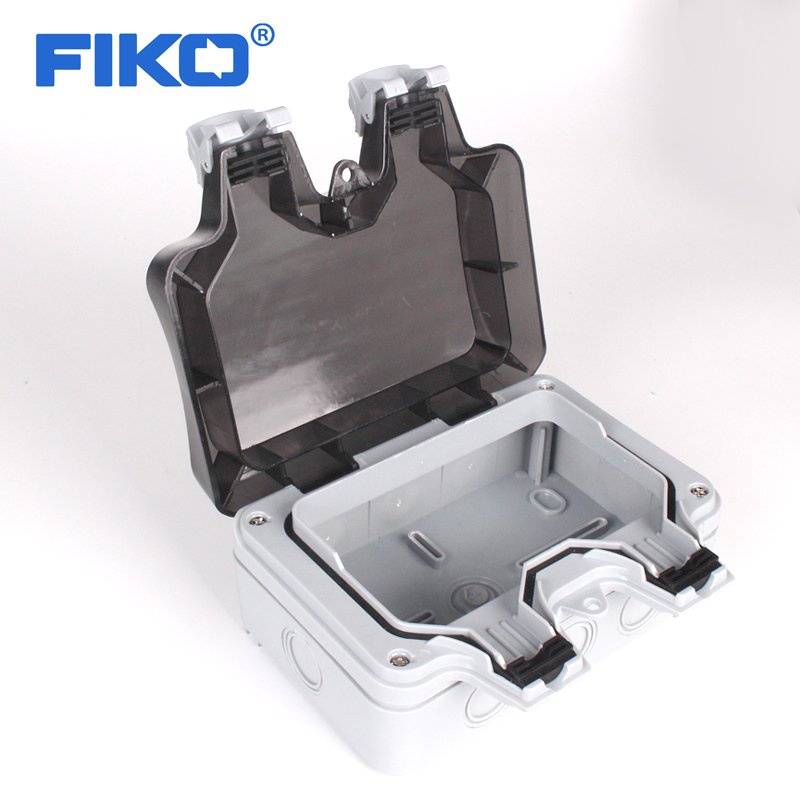 ✅&FIKO IP66 Waterproof and rain-proof box for outdoor power socket, waterproof switch socket outdoor