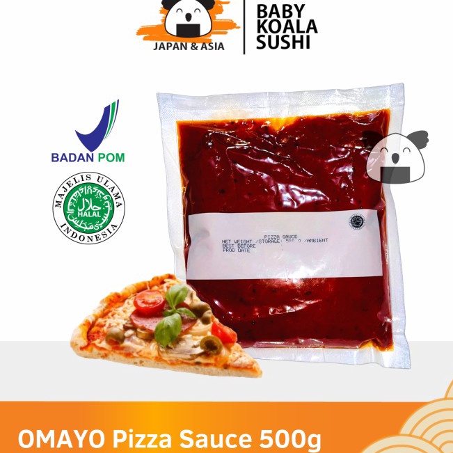 

New! Pizza Sauce 500g | Bumbu Saus untuk Pizza Base Dough - Omayo Pizza