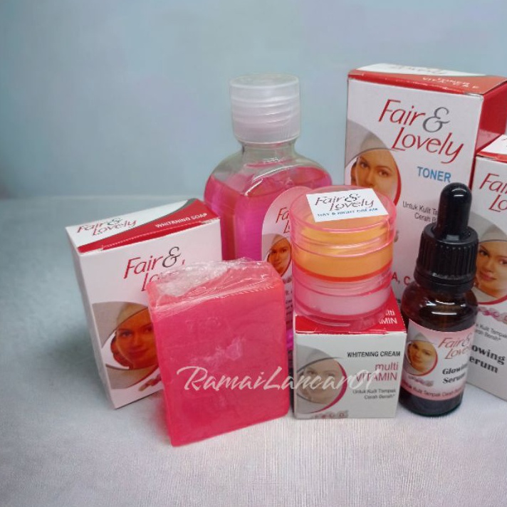 [F »O☀9] Paket Lengkap Cream Fair and Lovely Original 5in1 || Paket Cream Fair & Lovely Lengkap -mur